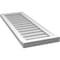 Ekena Millwork Vertical Surface Mount PVC Gable Vent w/ 2"W x 2"H , Brickmould Sill Frame, 14"W x 40"H GVPVE14X4003SN - alternate 4